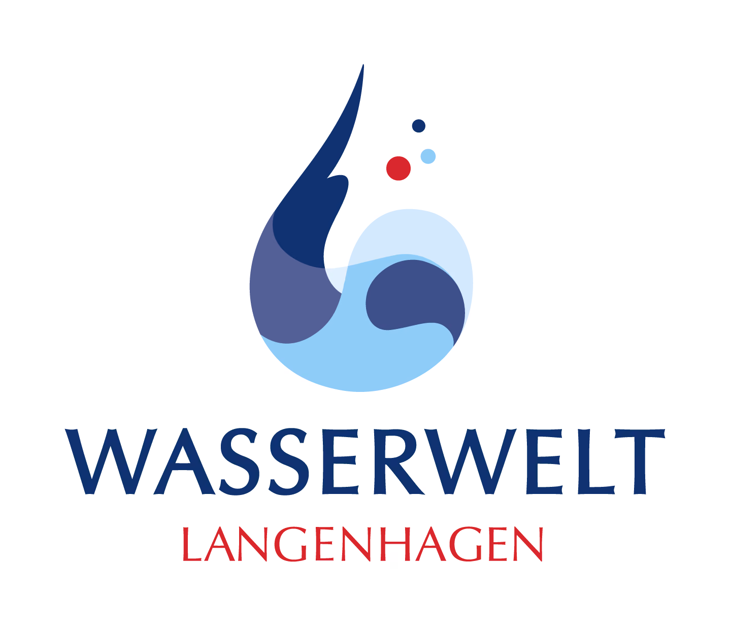 Logo der Wasserwelt Langenhagen, einem Freizeit- und Erlebnisbad in Deutschland.