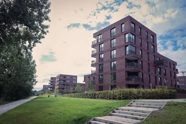 Mehrfamilienhäuser im Wohnquartier Wasserstadt Limmer in Hannover.  