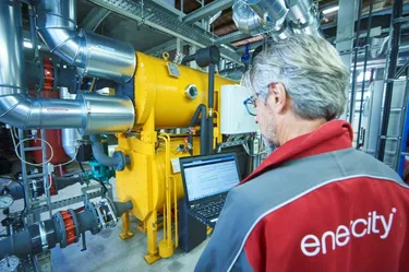 Die Kältemaschine "Hummel" bei enercity