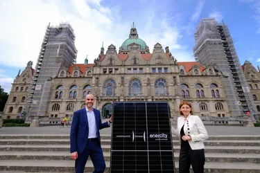 Hannovers Oberbürgermeister Belit Onay und enercity-CEO Dr. Susanna Zapreva