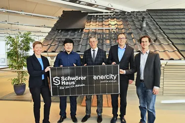 enercity und SchwörerHaus kooperieren beim PV-Ausbau