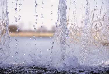 Wasser in der Kaskade