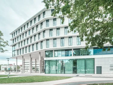 Die neue enercity-Konzernzentrale an der Glocksee. Fotograf: Franz Bischof