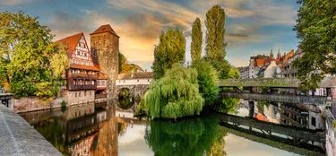 Nuernberg Fachwerkhaeuser
