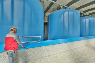 Geschlossene Kiesfilter