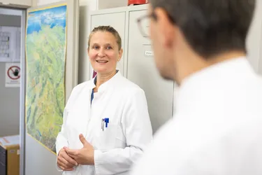 Antje Nord im Wasserlabor