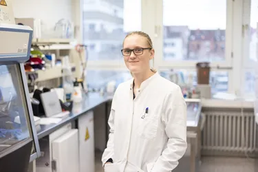 Saskia Brandt im Wasserlabor