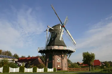 Ansicht der Klaashenschen Mühle in Schweindorf