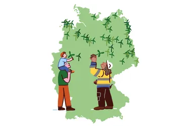 Illustration Windpark Tiefenriede