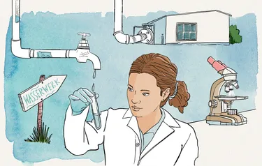 Illustration Wasser ist Leben