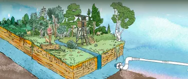 Illustration Wasser ist Leben