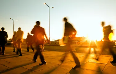 Sonne in der Stadt