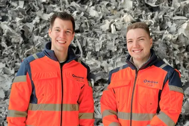 Doppelporträt von Malte Fislake und Tom Reiling von der Reiling PV Recycling GmbH und Co KG