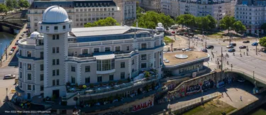 Das Bild zeigt die Wiener Urania heute.