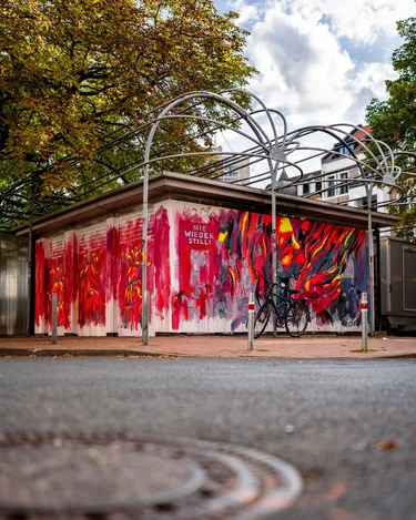 Trafostation am Weißekreuzplatz in Hannover