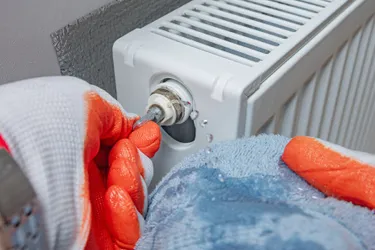 Heizung wird entlüftet