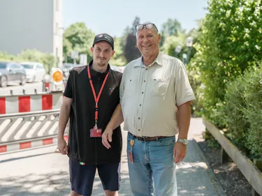 Patrick Lampe und Thomas Heidrich.