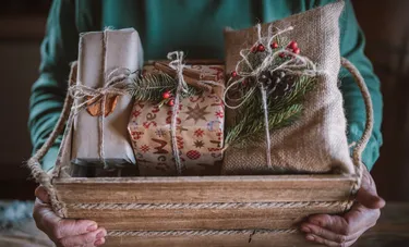 Geschenkdekoration nachhaltige Geschenkverpackungen
