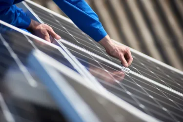 Photovoltaikmodule auf dem Dach