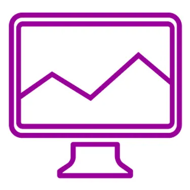 Die Illustration zeigt einen Computer im Standbymodus.