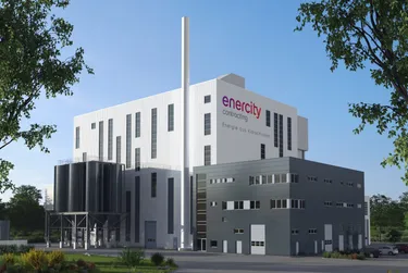 Fernwärme - umweltfreundlich und effizient: Das Bild zeigt die Konzeptzeichnung der KVA Hannover-Lahe