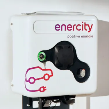 Dieses Bild zeigt eine Wallbox von enercity.