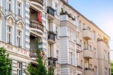 Außenansicht einer Altbauwohnung