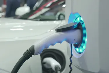 Das Bild zeigt eine intelligente E-Ladestation.