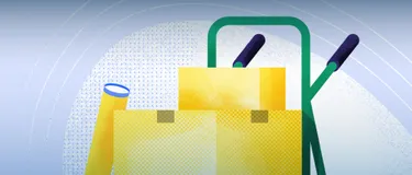 Nachhaltig einkaufen: Produkte & Kaufverhalten. Das Bild zeigt Pakete aus dem Online Shopping, welches häufig zu nicht nachhaltigem Einkaufen einlädt.