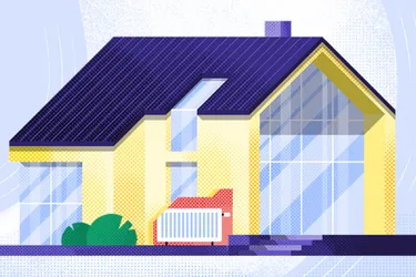 Nachhaltig wohnen: Energieverbrauch im Haushalt senken. Das Bild zeigt ein Haus.