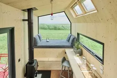 Wohnkonzepte der Zukunft: Das Bild zeigt Innenaufnahmen des TinyHouses.