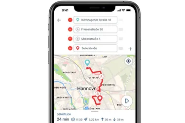Die „Bike Citizens“-App ist eine kostenlose Fahrradkarten-App und zeigt die beste Route.
