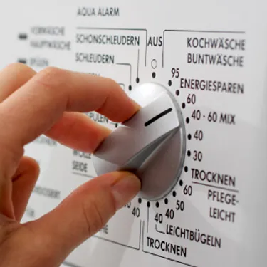 Waschmaschine. Dieses Bild zeigt die verschiedenen Programme der Waschmaschine.