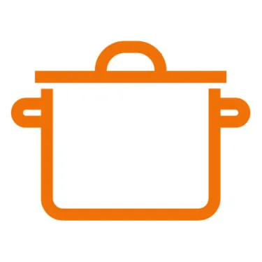 Das Gimmick zeigt einen Kochtopf