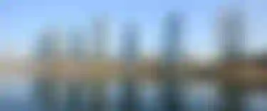 Wolkenkratzer-Skyline der Songdo New City im südkoreanischen Incheon