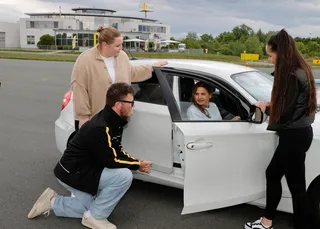 Fahrtraining im Gespräch
