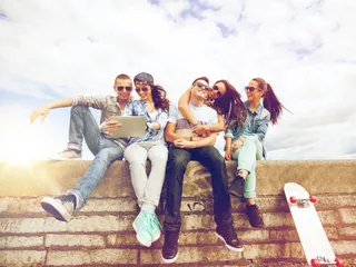 Freundschaft und Spaß im Freien