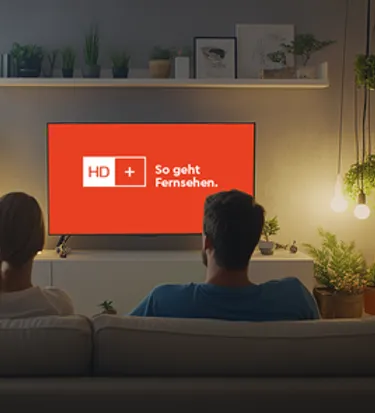 Paar beim Fernsehen