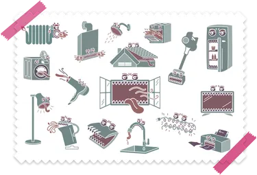 Familienfoto der Energiefresser