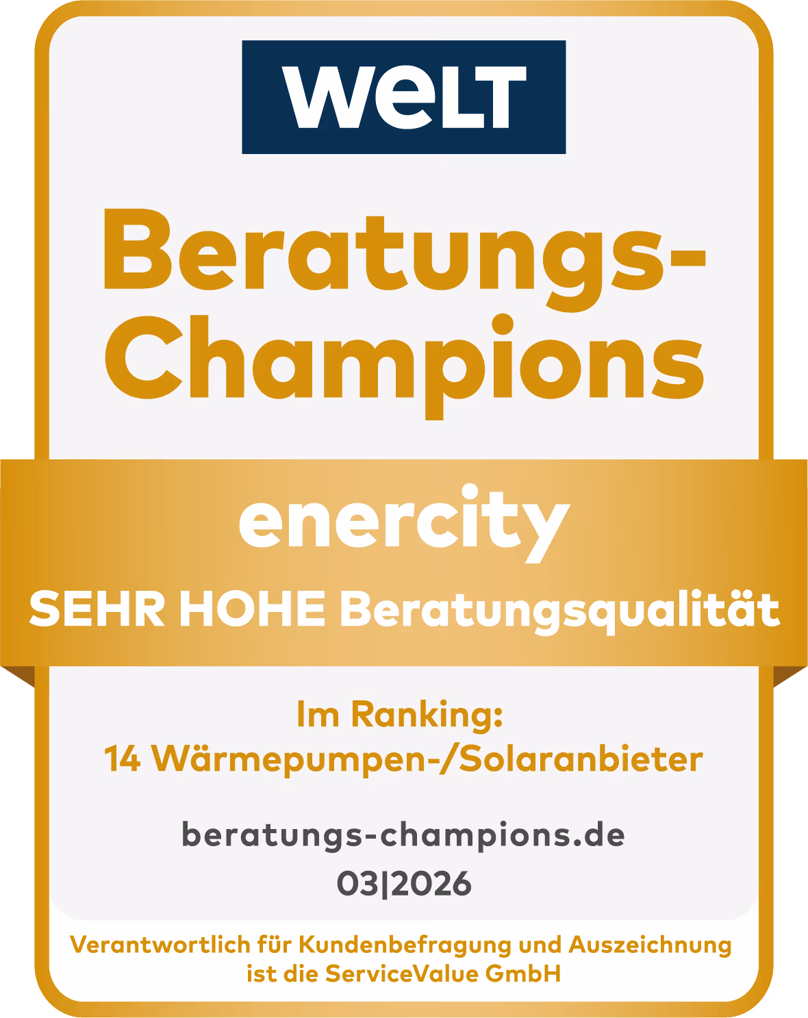 Welt - Beratungschampions
